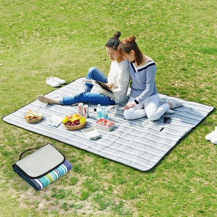 600D Waterproof Oxford Foldable Cloth Outdoor Beach Camping Mat Picnic Blanket, Size: 150*100cm, Random Color Delivery-garmade.com