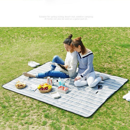 600D Waterproof Oxford Foldable Cloth Outdoor Beach Camping Mat Picnic Blanket, Size: 150*130cm, Random Color Delivery-garmade.com