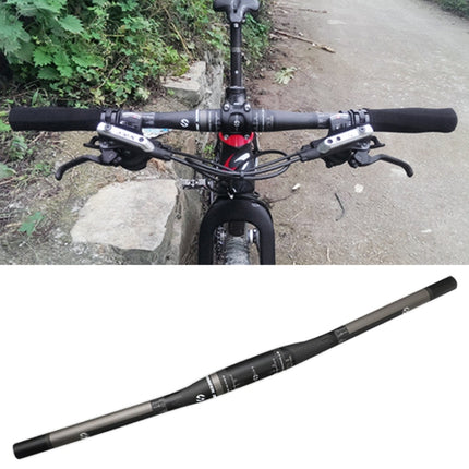 TOSEEK Full Carbon Fiber Road Bike Straight Handlebar, Size: 720mm (Matte)-garmade.com