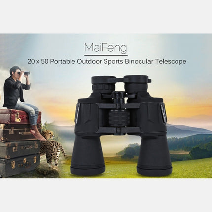 Maifeng 20x50 Waterproof High Definition High Times Outdoor Binoculars Telescope-garmade.com