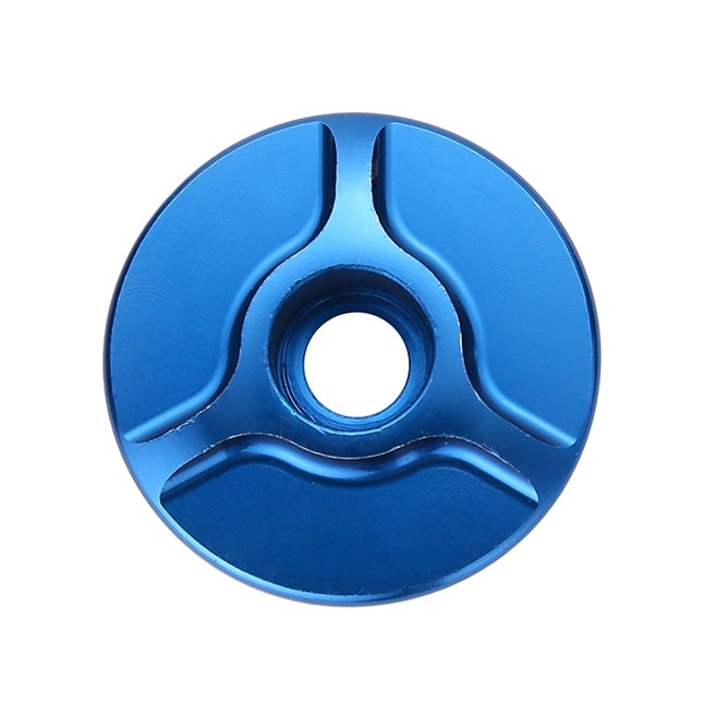 1 Pair C16 Bicycle CNC Aluminum Bike Headset Cap(Blue)-garmade.com