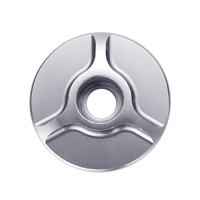 1 Pair C16 Bicycle CNC Aluminum Bike Headset Cap(Silver)-garmade.com