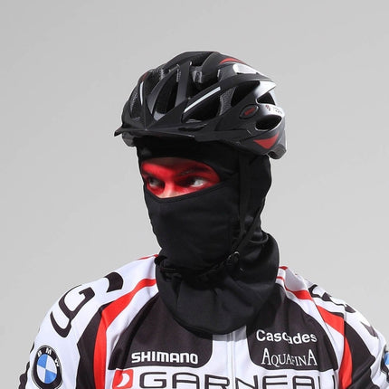 Balaclava Style Unisex Elastic Biking Head Mask(Black)-garmade.com
