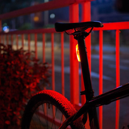 ZTTO Mountain Bike Road Bicycle Ultra Bright Red USB Rechargeable Light Tail Light-garmade.com