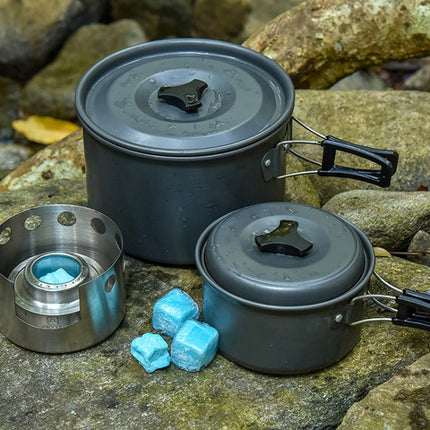 AOTU AT6387 Outdoor Portable Camping Windproof Alcohol Stove-garmade.com