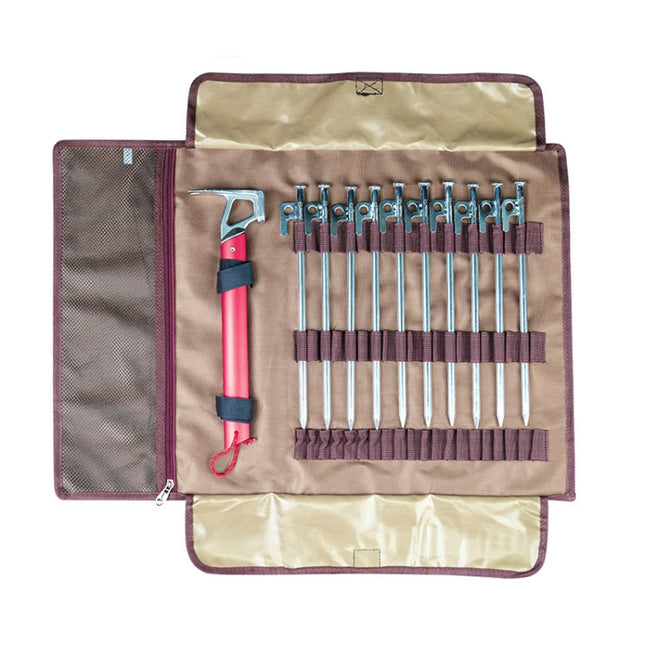 AOTU AT6543-2 Outdoor Camping Tent Nails Accessories Tool Kit(Silver)-garmade.com