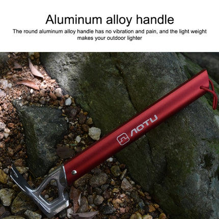 AOTU AT6543-2 Outdoor Camping Tent Nails Accessories Tool Kit(Silver)-garmade.com