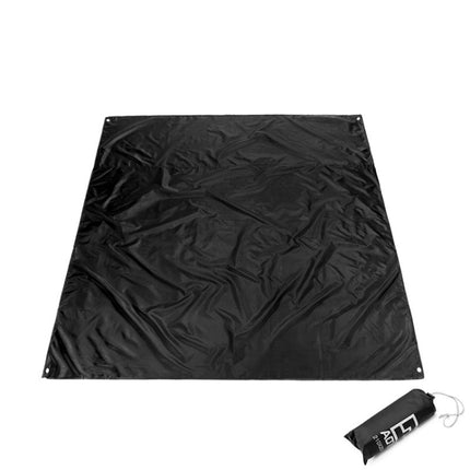 AOTU AT6212 Oxford Cloth Outdoor Camping Picnic Mat, Size: 210 x 200cm (Black)-garmade.com