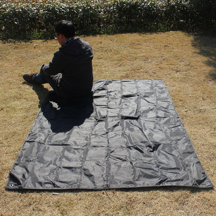 AOTU AT6212 Oxford Cloth Outdoor Camping Picnic Mat, Size: 210 x 200cm (Black)-garmade.com