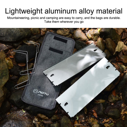 AOTU AT6759 Outdoor Ultra-light Portable Folding Small Table (Black)-garmade.com