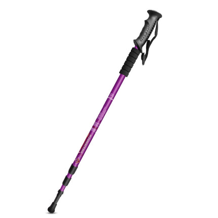 AOTU AT7553 132cm Outdoor Retractable Portable Trekking Pole (Purple)-garmade.com