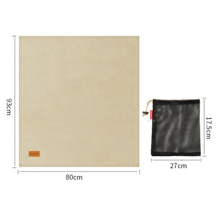 AOTU AT9044 Outdoor Camping Fire Blanket Barbecue Insulation Mat, Size: 93 x 80cm-garmade.com