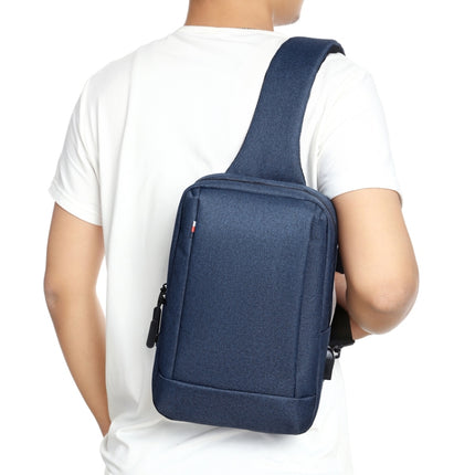 OUMANTU 903 Oxford Cloth Chest Bag Business Casual One-shoulder Crossbody Bag(Blue)-garmade.com