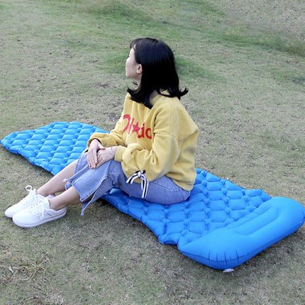 Outdoor Camping Automatic Inflatable Cushion Ultra Light TPU Air Mattress, Size: 190x57x5cm (Lake Blue)-garmade.com