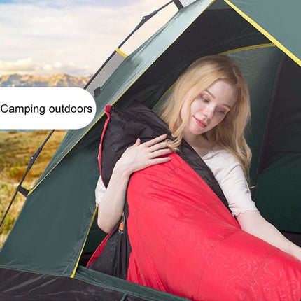 Outdoor Camping Sleeping Bag Splicing Indoor Cotton Sleeping Bed, Size: 210x80cm, Weight: 2.2kg (Red)-garmade.com