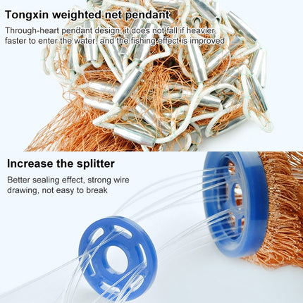 360 Help Throw Tire Cords Fishing Net, Height: 1.8m-garmade.com