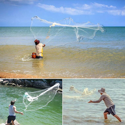 420 Help Throw Monofilament Fishing Net, Height: 2.1m-garmade.com