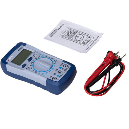 ANENG A830L Handheld Multimeter Household Electrical Instrument (Blue White)-garmade.com