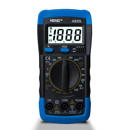 ANENG A830L Handheld Multimeter Household Electrical Instrument(Blue Grey)-garmade.com