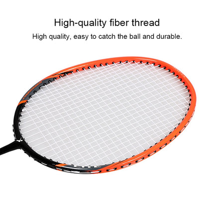 LEIJIAER 8501 Carbon Composite Badminton Racket + 3 Sweatbands Set for Adults-garmade.com