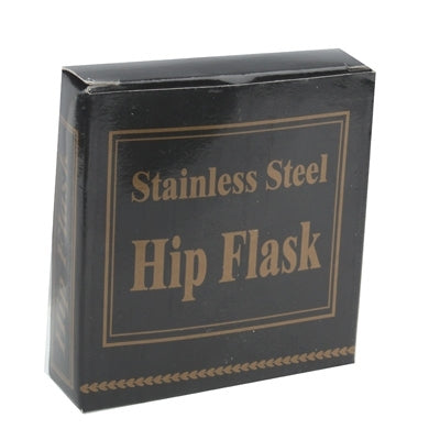 7oz Stainless Steel Liquor & Whiskey Hip Flask (Silver)-garmade.com
