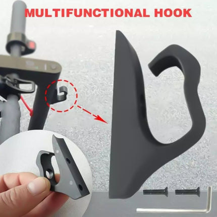 For Xiaomi M365 Electric Scooter Front Hawk Hook Holder(Red)-garmade.com