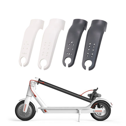 For Xiaomi M365 Electric Scooter Front Fork Left Right Plastic Replacement Parts(Black)-garmade.com