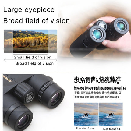 Visionking 8X32 Professional Binoculars Glimmer Night Vision Waterproof Telescope for Camping / Hunting / Travelling-garmade.com