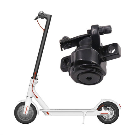 For Xiaomi M365 Electric Scooter Left Front Back Wheel Disc Brake Parts(Black)-garmade.com