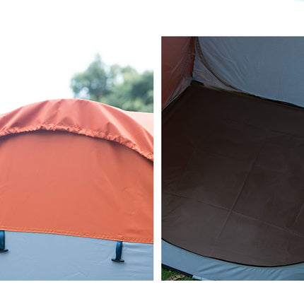 Clothes Changing Bathing Tent with Window, Single, Size: 190x120x120cm (Orange)-garmade.com