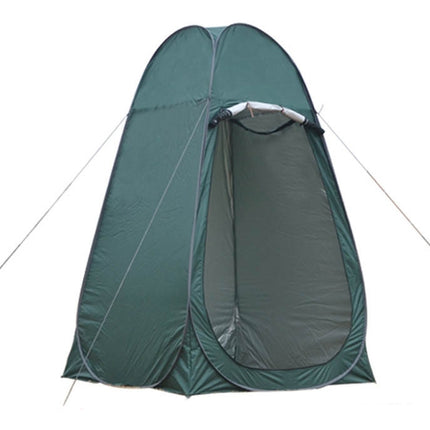 Clothes Changing Bathing Tent with Window, Single, Size: 190x120x120cm (Green)-garmade.com