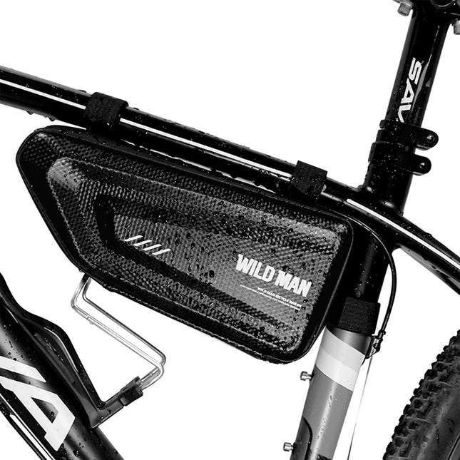 WILD MAN E4 Waterproof Front Bag MTB Mobile Phone Sets Bicycle Tube Bag Riding Accessories-garmade.com