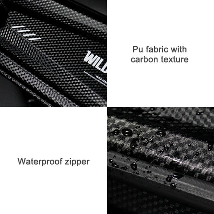 WILD MAN E4 Waterproof Front Bag MTB Mobile Phone Sets Bicycle Tube Bag Riding Accessories-garmade.com