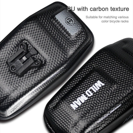 WILD MAN E7 Waterproof Front Bag MTB Mobile Phone Sets Bicycle Tube Bag Riding Accessories-garmade.com