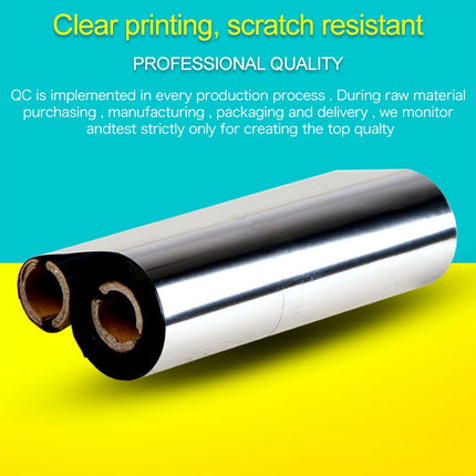 2 PCS Wear-resistant Mixed Wax-based Printer Coated Paper Barcode Ribbon, Size: 11cmx300m-garmade.com