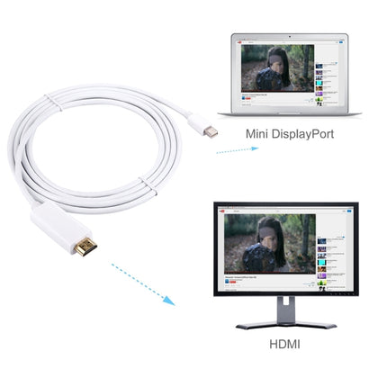 1.8m Mini DisplayPort Male to HDMI Male Adapter Cable-garmade.com
