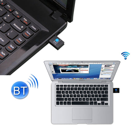 2 in 1 Bluetooth 4.0 + 150Mbps 2.4GHz USB WiFi Wireless Adapter-garmade.com