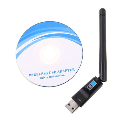 2 in 1 Bluetooth 4.0 + 150Mbps 2.4GHz USB WiFi Wireless Adapter with 2D1 External Antenna-garmade.com
