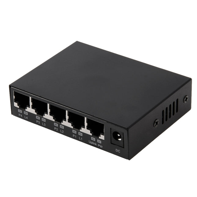 5 Ports 10/100Mbps POE Switch IEEE802.3af Power Over Ethernet Network Switch for IP Camera VoIP Phone AP Devices-garmade.com