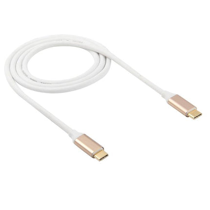 1m Metal Head USB 3.1 Type-c Male to USB 3.1 Type-c Male Adapter Cable-garmade.com
