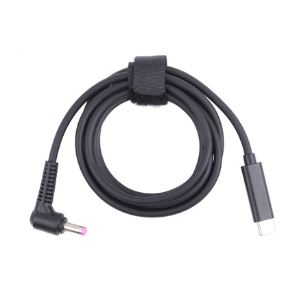 4.8 x 1.7mm Male to USB-C / Type-C Male Adapter Cable, Cable Length: 1.8m-garmade.com