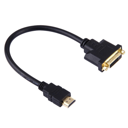 30cm HDMI Male to 24+1 DVI Female Adapter Cable-garmade.com