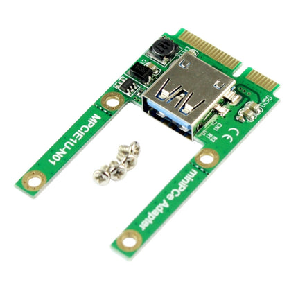 Mini PCI-E Card Slot Expansion MPCIE to USB 2.0 Interface Adapter Riser Card-garmade.com