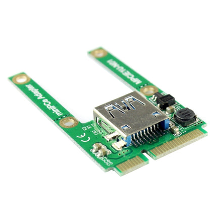 Mini PCI-E Card Slot Expansion MPCIE to USB 2.0 Interface Adapter Riser Card-garmade.com