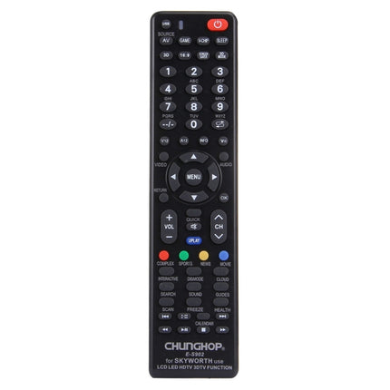 CHUNGHOP E-S902 Universal Remote Controller for SKYWORTH LED TV / LCD TV / HDTV / 3DTV-garmade.com