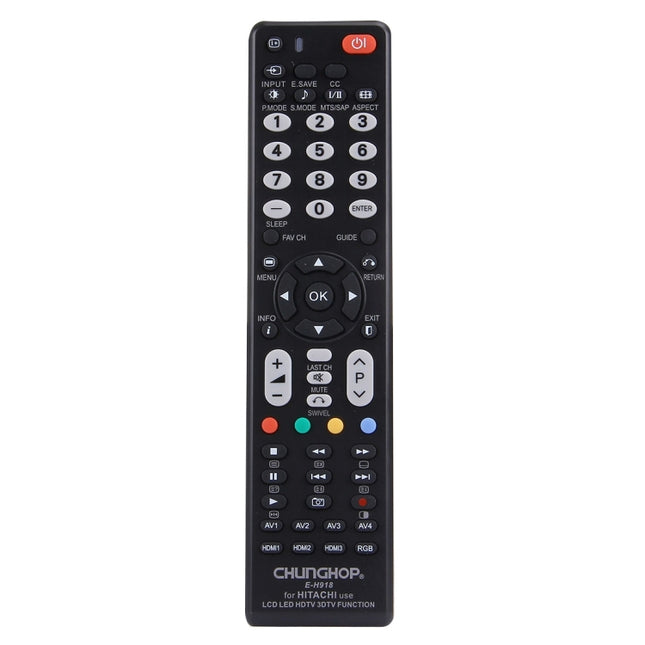 CHUNGHOP E-H918 Universal Remote Controller for HITACHI LED TV / LCD TV / HDTV / 3DTV-garmade.com