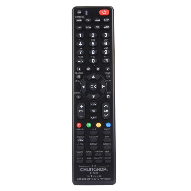 CHUNGHOP E-T908 Universal Remote Controller for TCL LED TV / LCD TV / HDTV / 3DTV-garmade.com