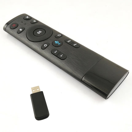 Q5 2.4G RF 3D Brushed Fashion Sense Universal Voice Version Air Mouse Remote Controller-garmade.com