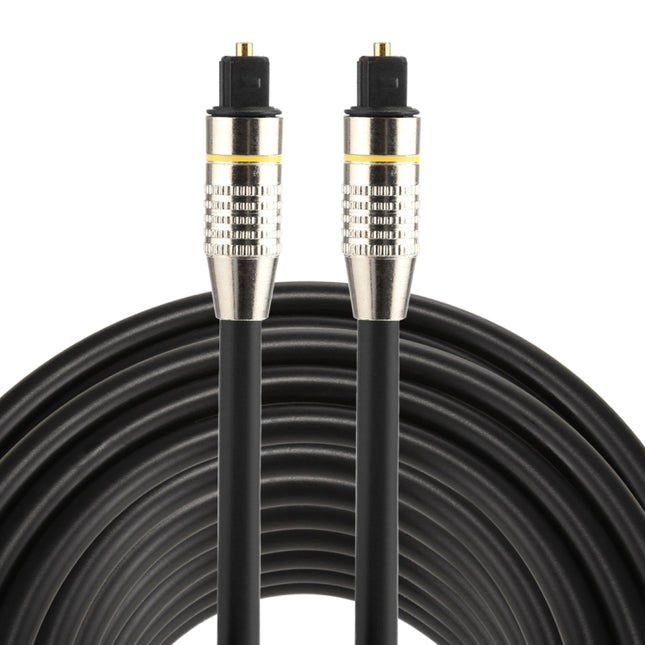 25m OD6.0mm Nickel Plated Metal Head Toslink Male to Male Digital Optical Audio Cable-garmade.com