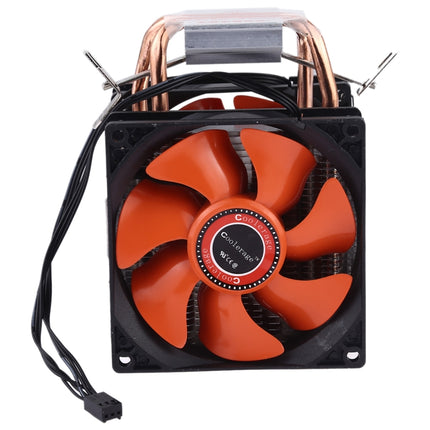 CoolAge AMD CPU Heatsink Hydraulic Bearing Cooling Fan Double Cooling Fan 3 Pin for Intel LGA775 115X AM2 AM3 AM4 FM1 FM2 1366-garmade.com